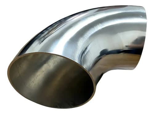 Curva Inox 304 Escapamento Soldável 90 Graus - 1